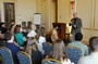 Greg, as the seminar's facilitator, led the wrap-up discussions.